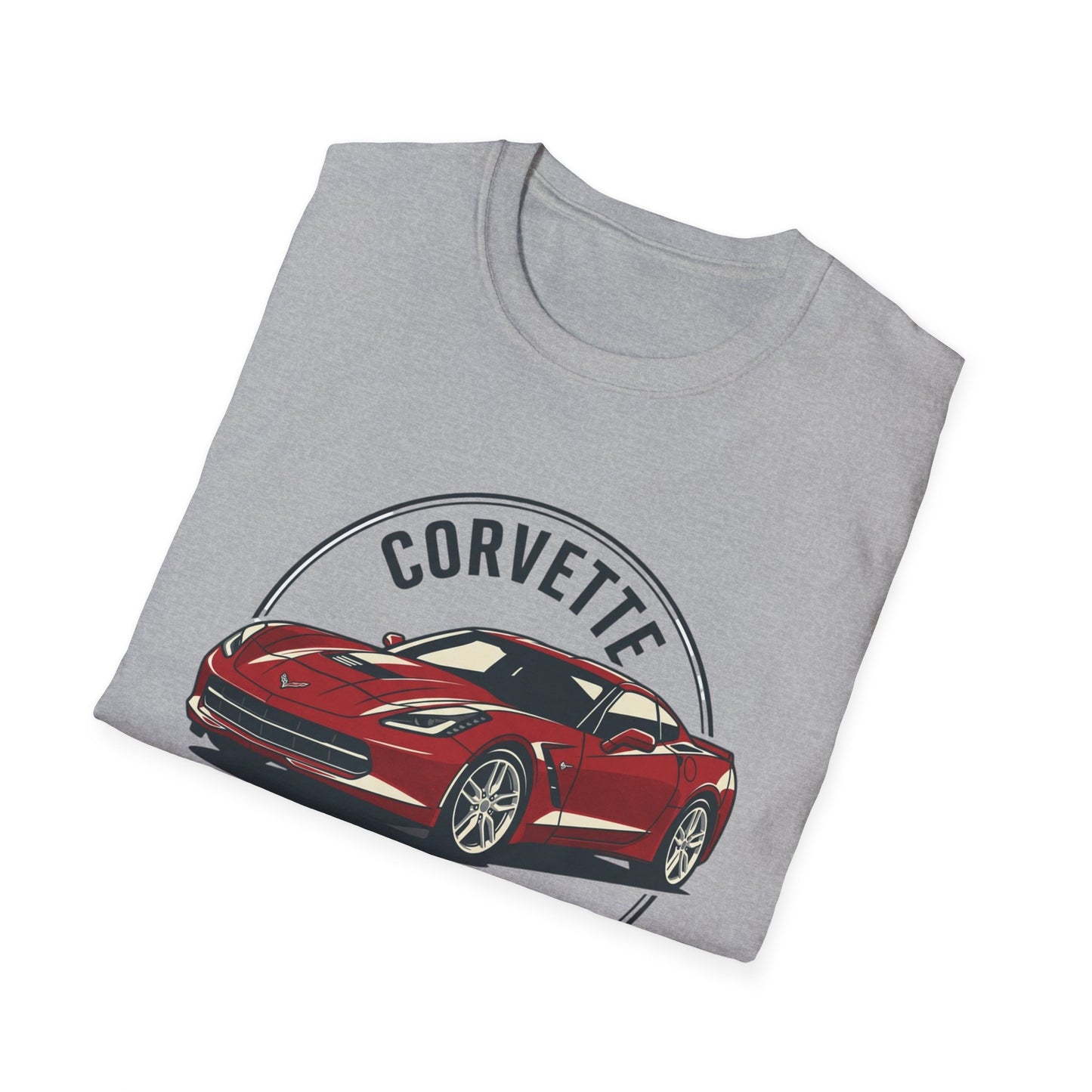 Corvette C7 Tee — Retro Red Sports Car T-Shirt