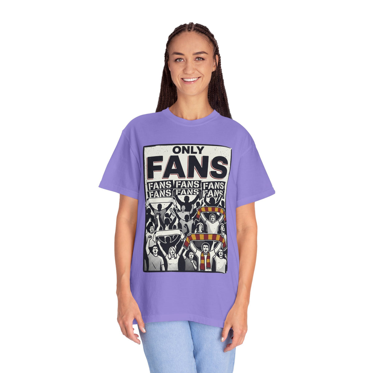 Only Fans Crowd Graphic T-Shirt — Vintage Sports Fan Tee