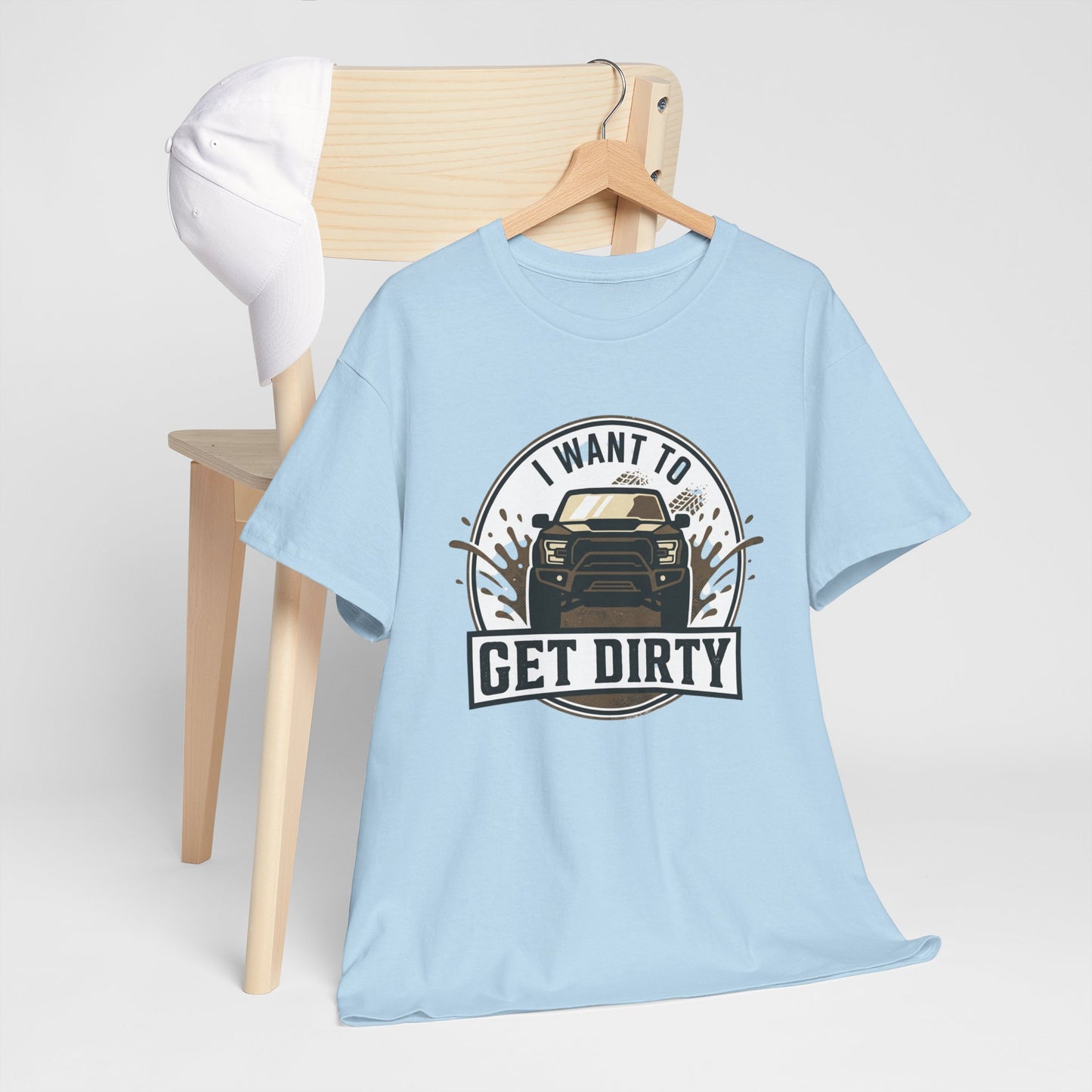 Get Dirty Truck Tee — Off-Road Adventure Graphic T-Shirt