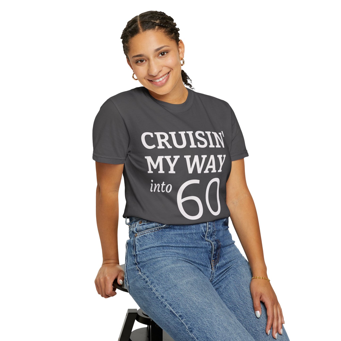 Cruisin' My Way Into 60 T-Shirt — 60th Birthday Tee