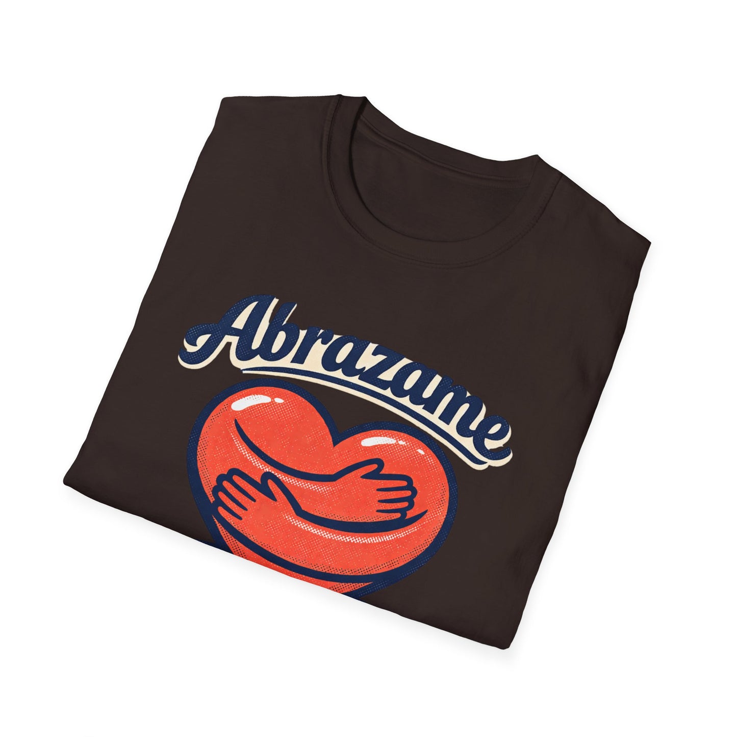Abrázame Heart Hug T-Shirt — Spanish Love Graphic Tee