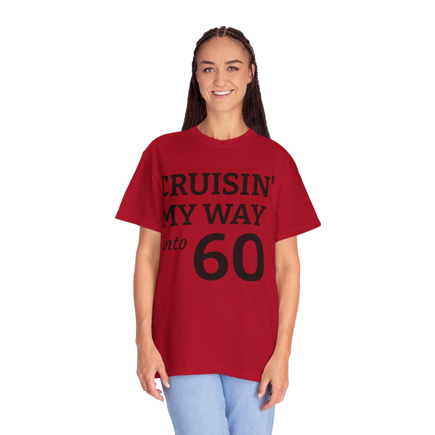 Cruisin' My Way Into 60 T-Shirt — 60th Birthday Tee
