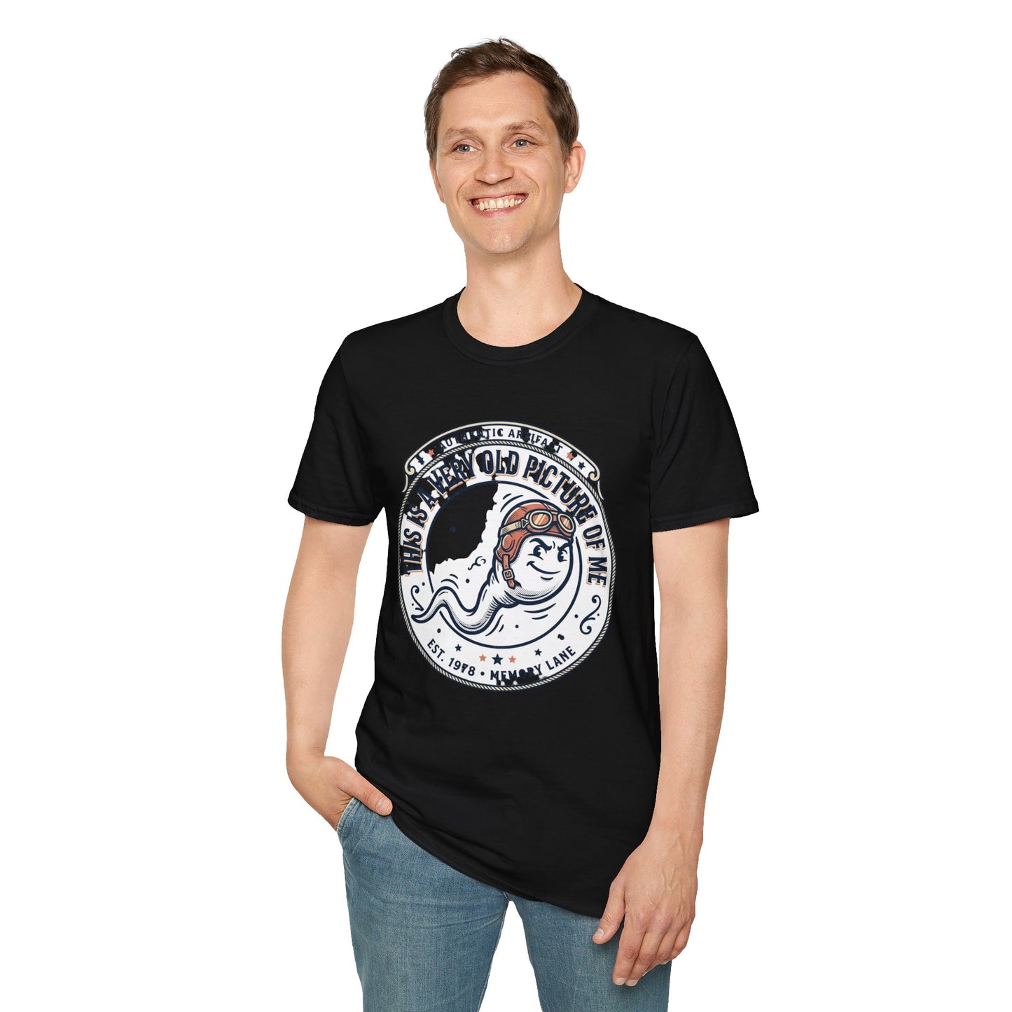 "This Is A Very Old Picture Of Me" Retro Marine Tee