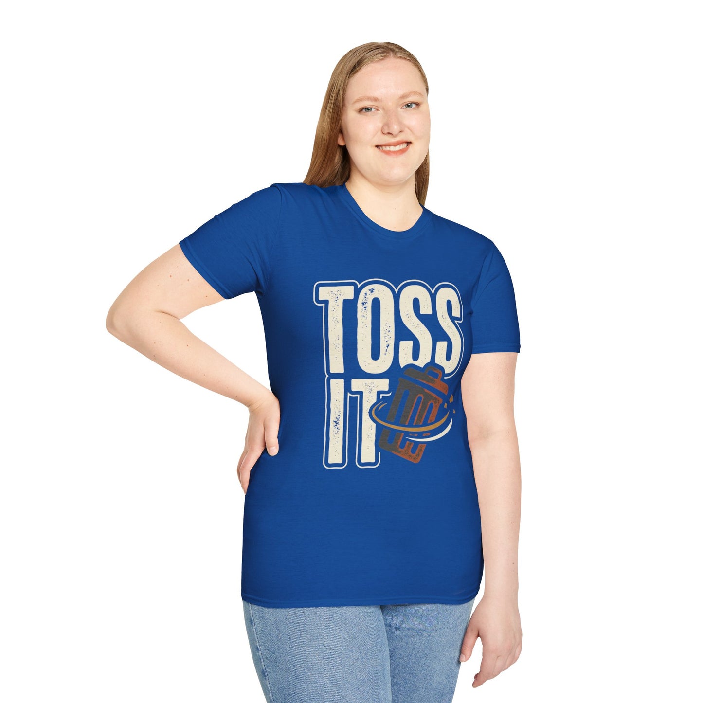 Toss It Graphic T‑Shirt — Casual Recycling / Trash Toss Tee