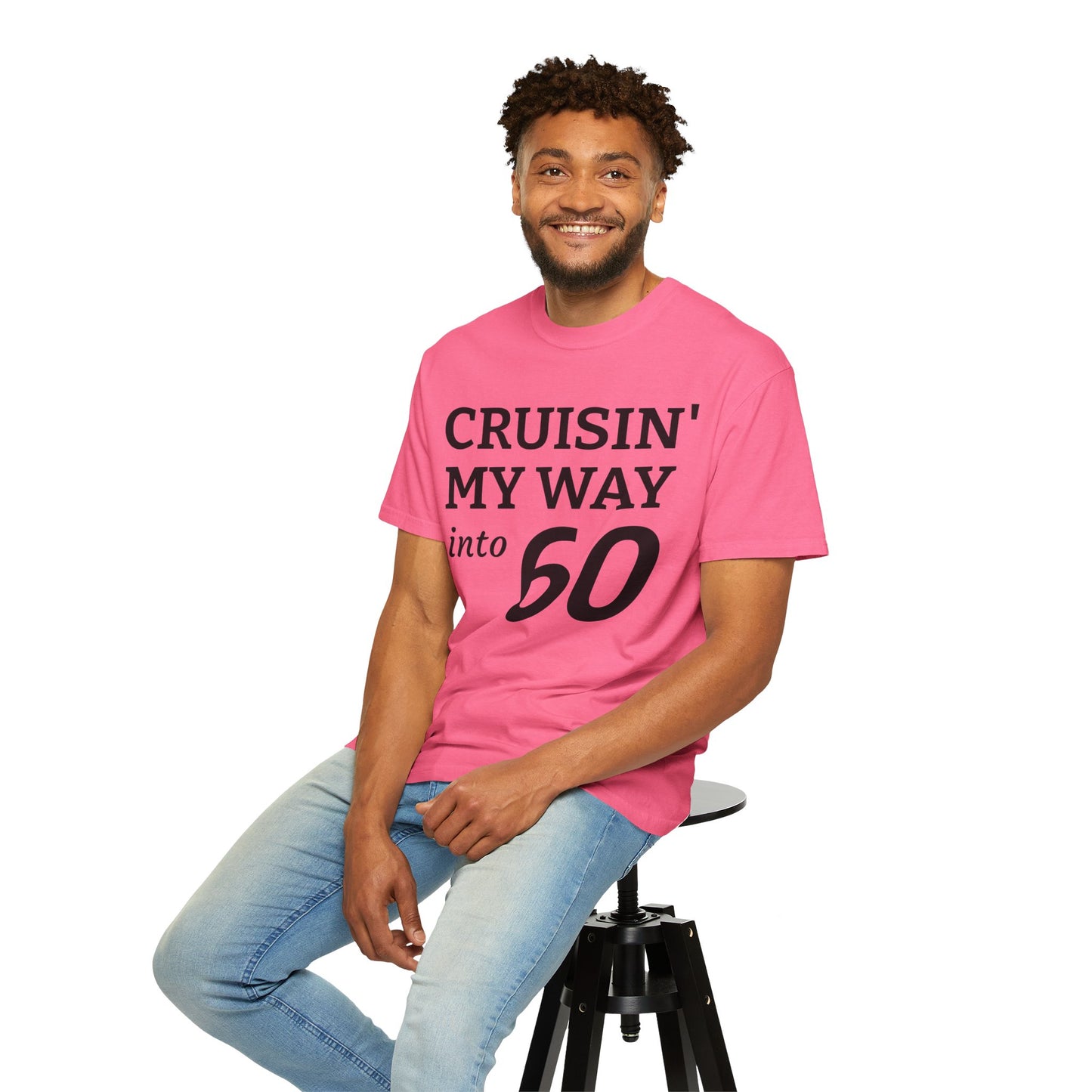 Cruisin' My Way Into 60 T-Shirt — 60th Birthday Tee