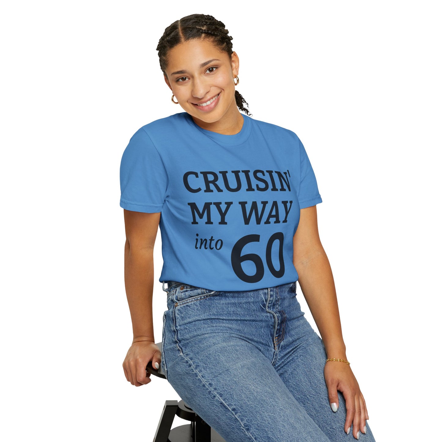 Cruisin' My Way Into 60 T-Shirt — 60th Birthday Tee