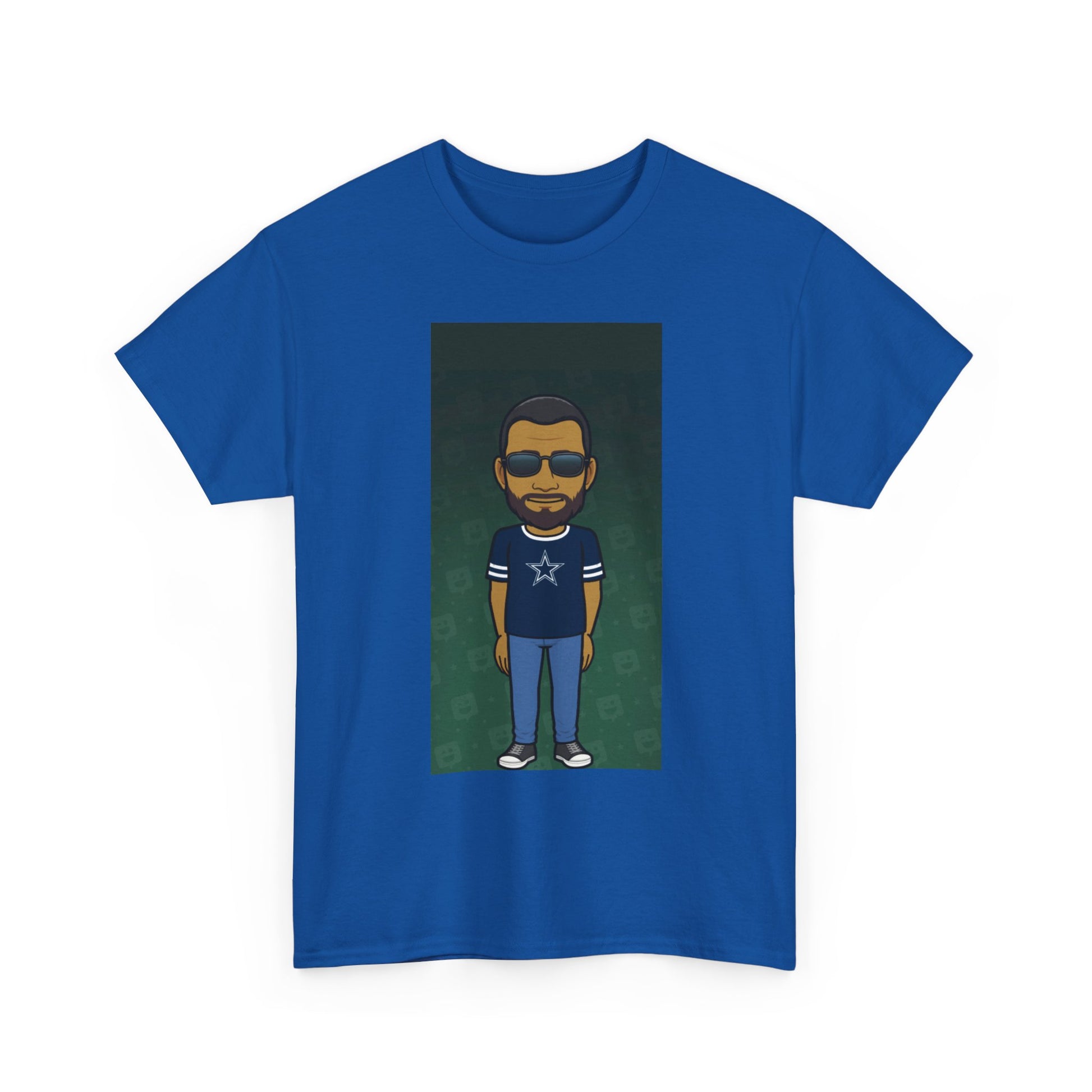 Cartoon Guy Graphic Tee — Personalized Avatar Shirt Printify