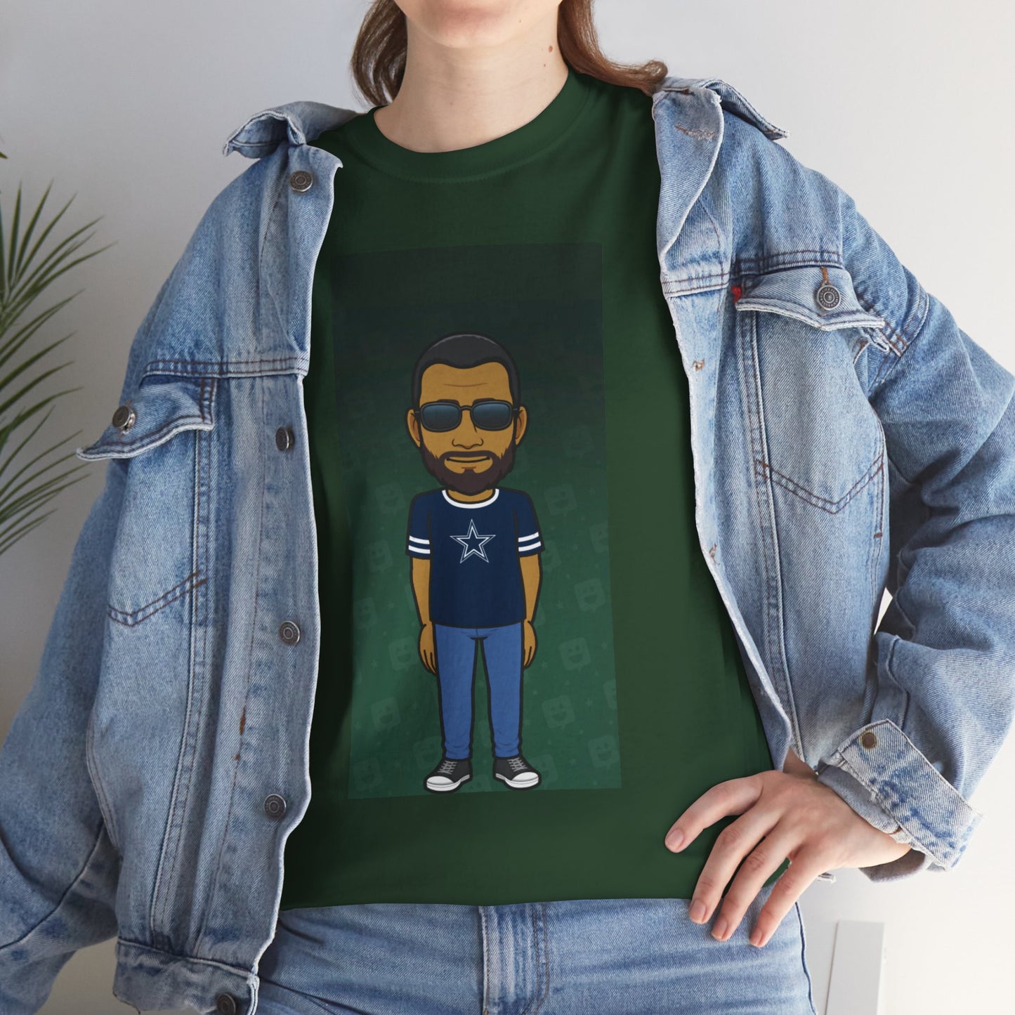 Cartoon Guy Graphic Tee — Personalized Avatar Shirt Printify