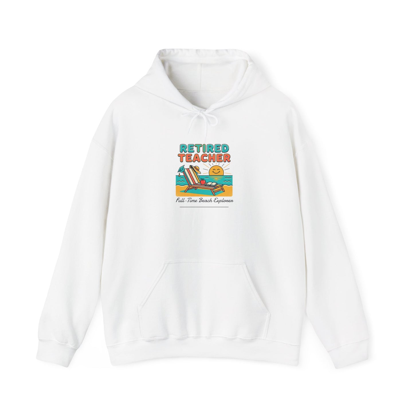 Retired Teacher Hoodie | Retirement, Beach Life, Custom Year