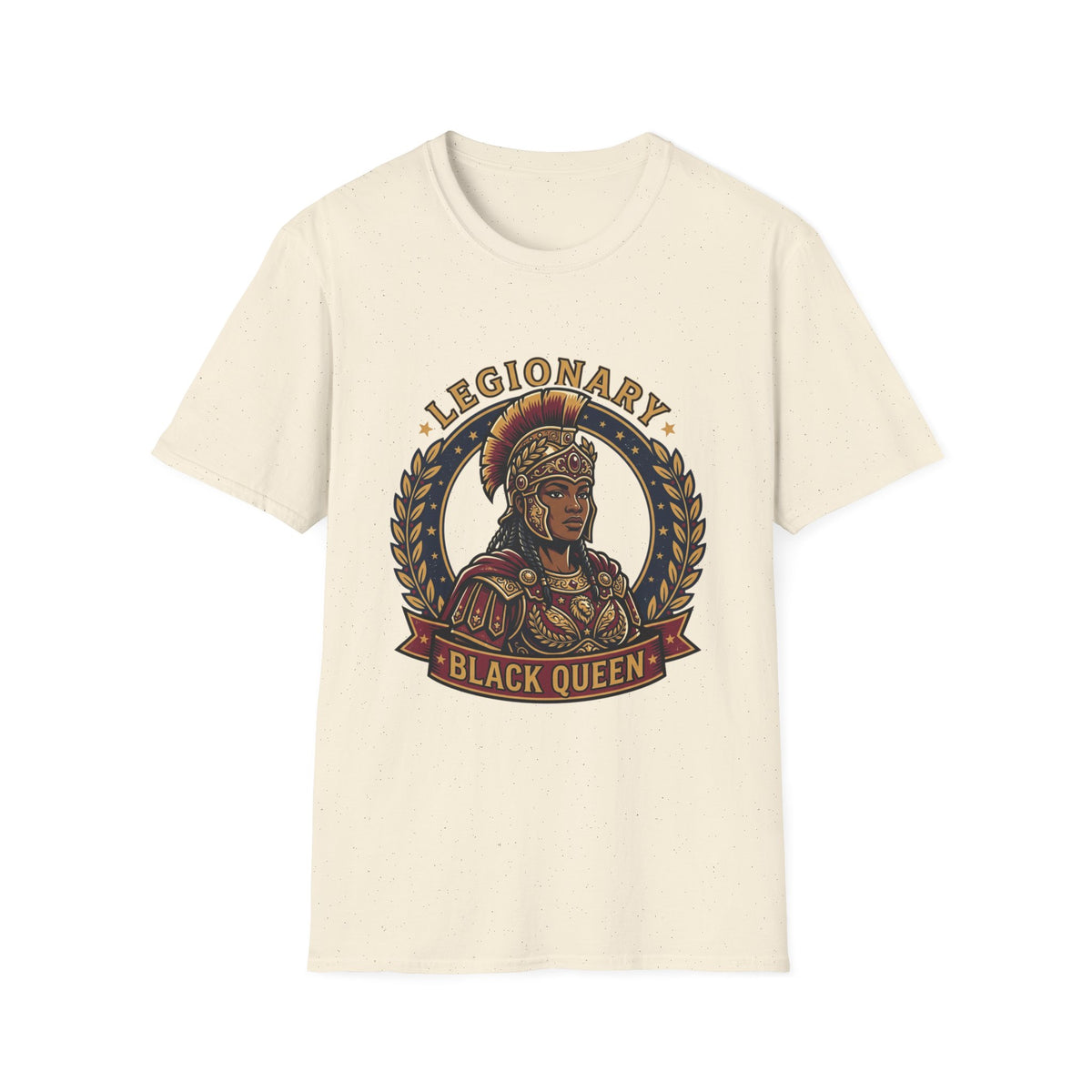 Legionary Black Queen T-Shirt — Empowering Afrocentric Warrior Tee