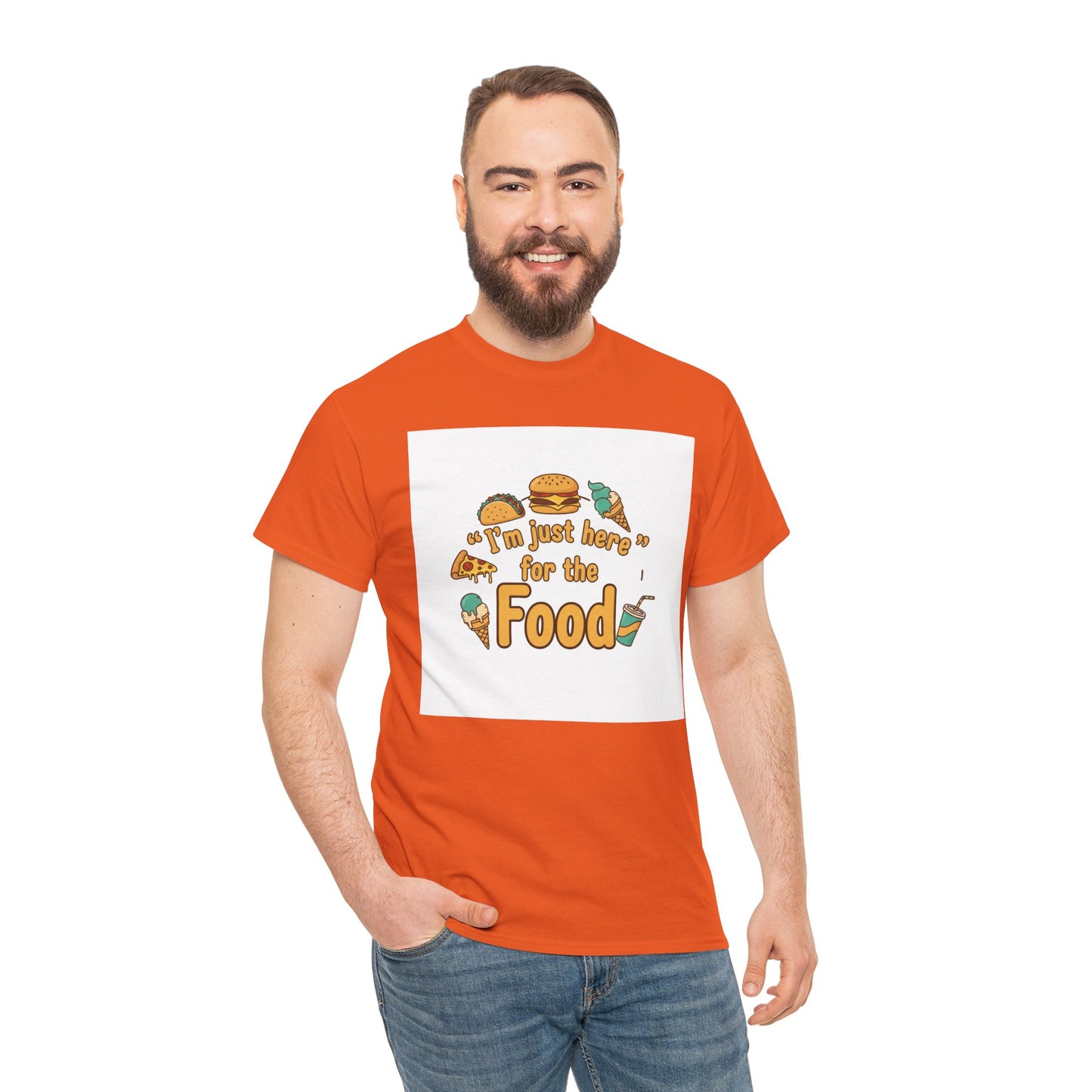 I'm Just Here for the Food T‑Shirt — Funny Foodie Graphic Tee