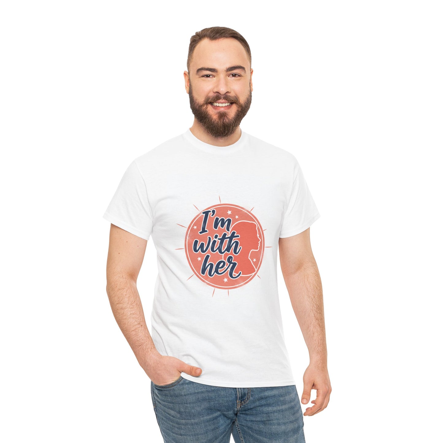 I'm With Her Tee — Feminist Equality Graphic T-Shirt