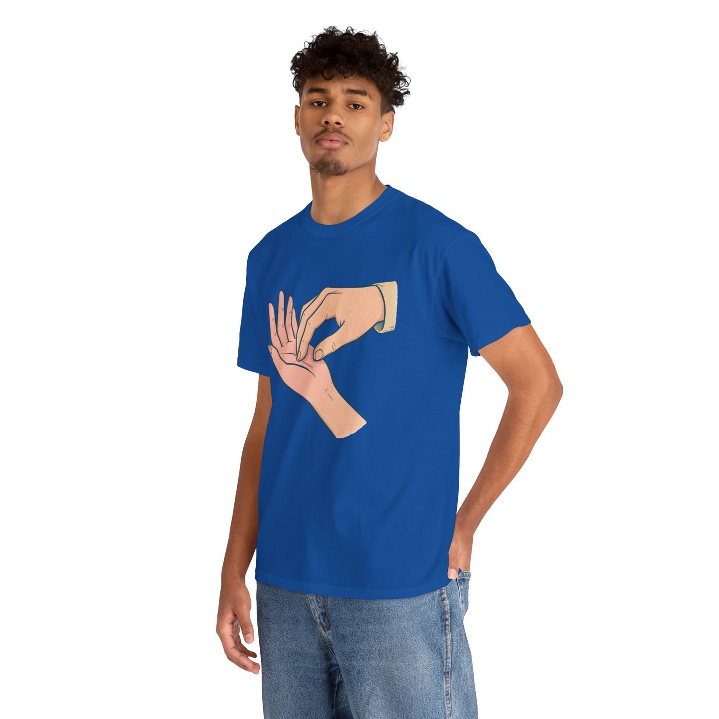 T-Shirt - Gentle Palm Reading Illustration Tee