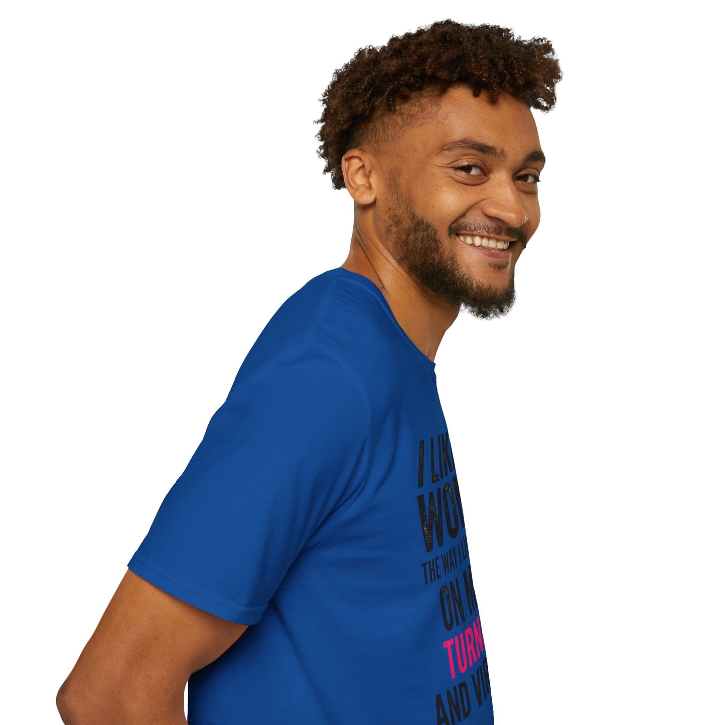 "I Like My Women the Way I Like My Laptop: On My Lap, Turned On, and Virus Free"-Funny Graphic T‑Shirt