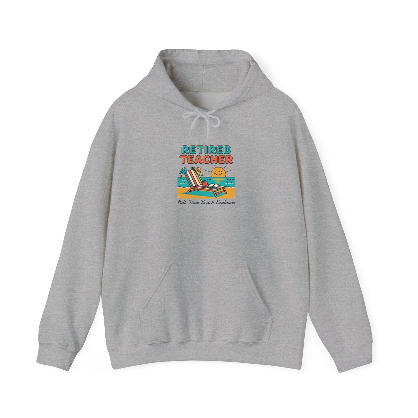 Retired Teacher Hoodie | Retirement, Beach Life, Custom Year
