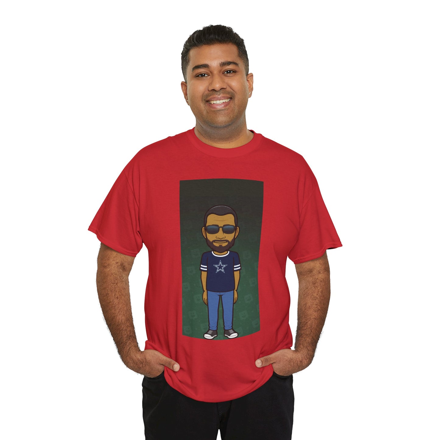 Cartoon Guy Graphic Tee — Personalized Avatar Shirt Printify
