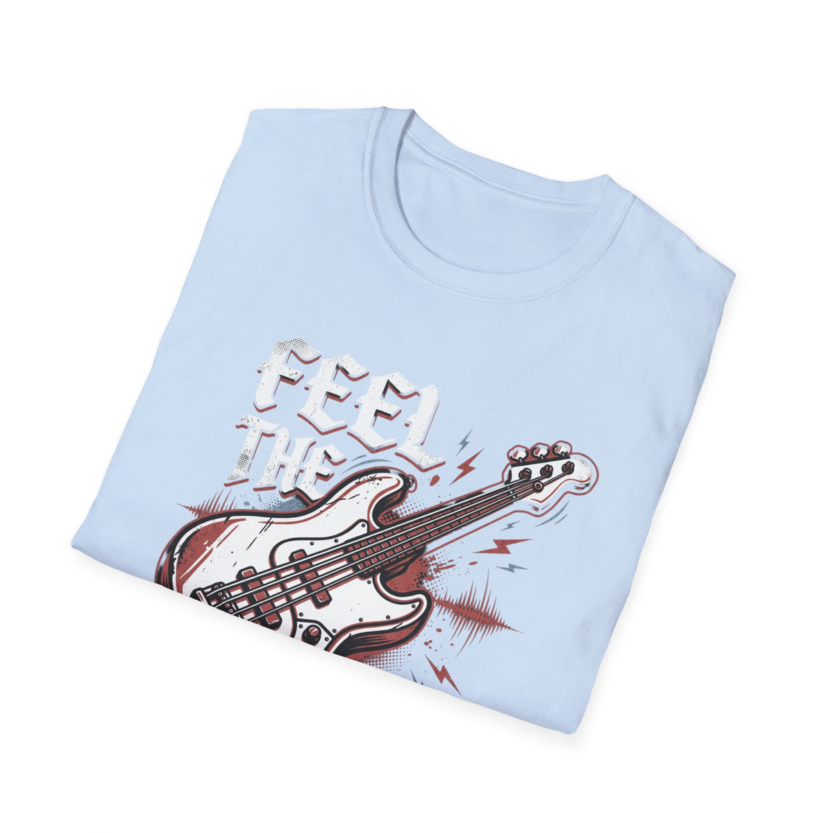 Bass Guitar Graphic T-Shirt — Rock Music Tee ("Bass Player")