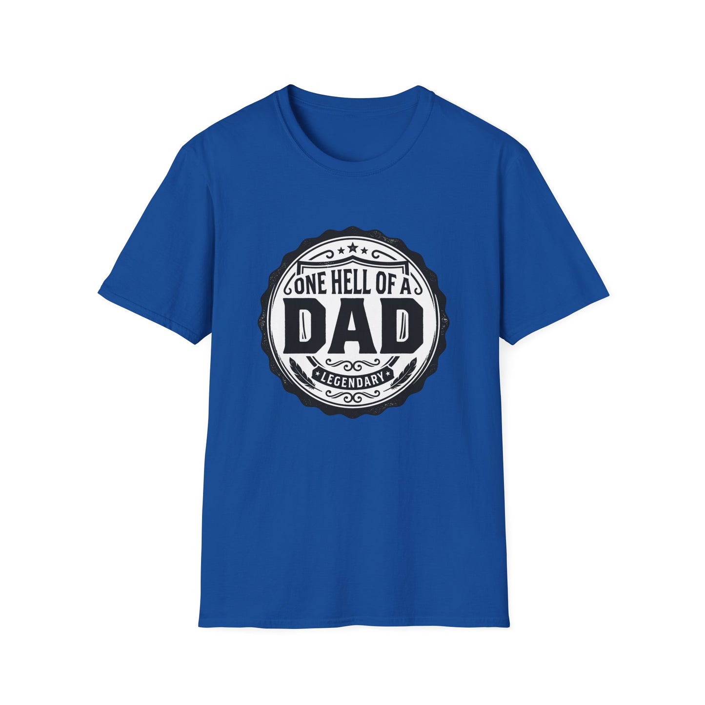 Gone Hell of a Dad T‑Shirt — Vintage Badge Father's Day Gift