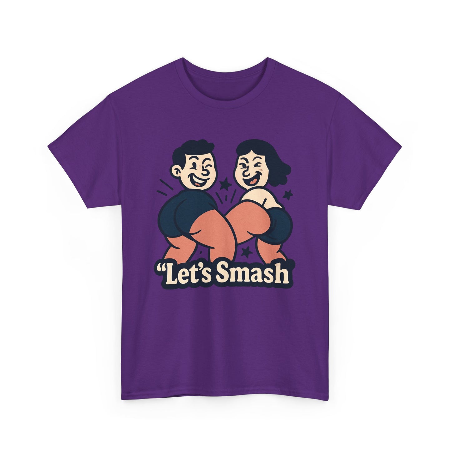 Let's Smash Tee — Retro Couples Valentine's T-Shirt