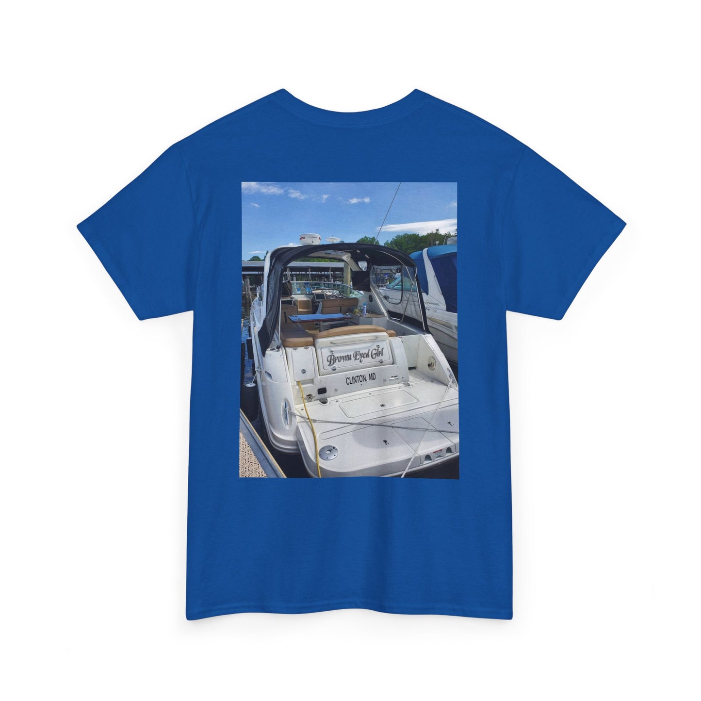 Custom Photo Print T-Shirt — Personalized Selfie Tee ("Welcome" Coffee Graphic) Printify
