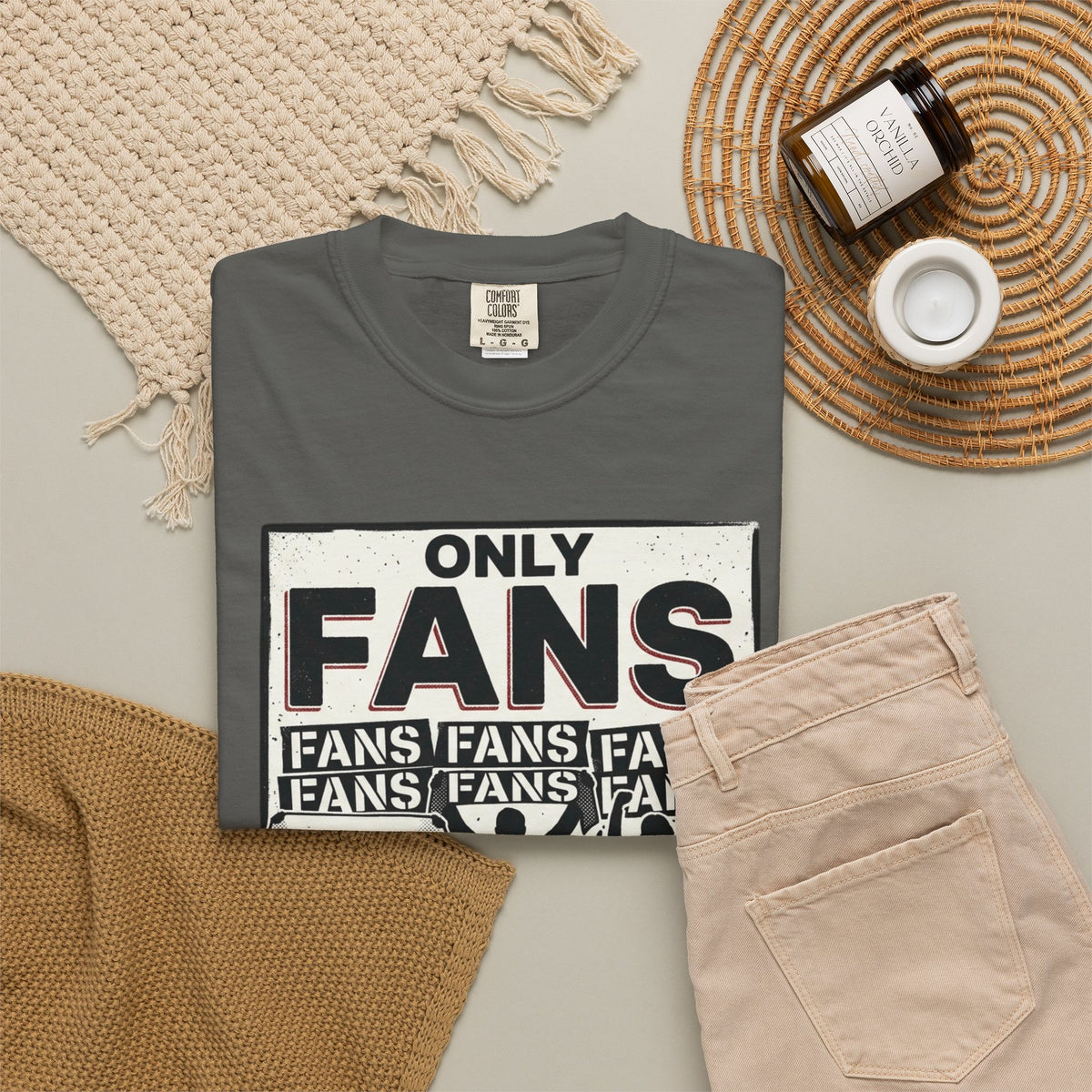 Only Fans Crowd Graphic T-Shirt — Vintage Sports Fan Tee