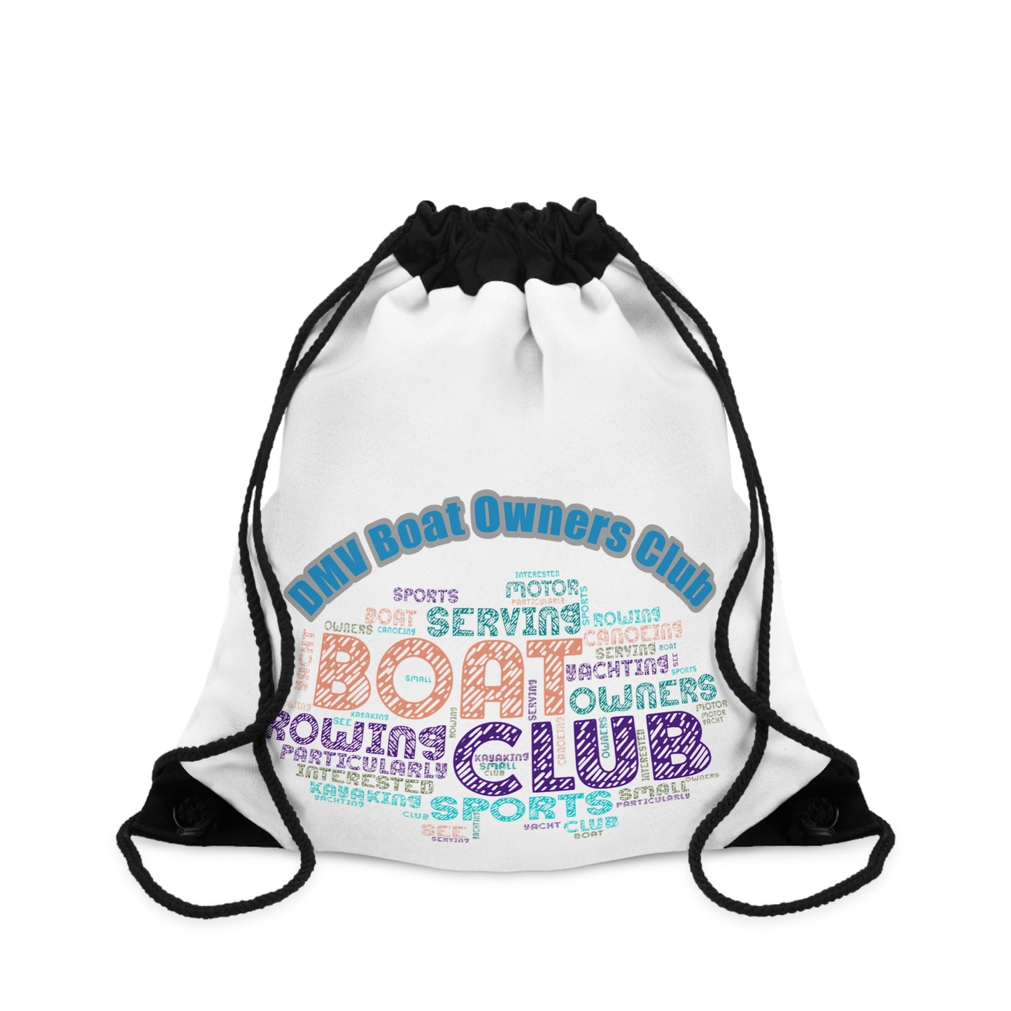 DMVBOC Sports Club Drawstring Bag - Perfect for Active Life, Gifts for Athletes, Gym, Travel, Outdoor Adventures, Birthday Celebrations
