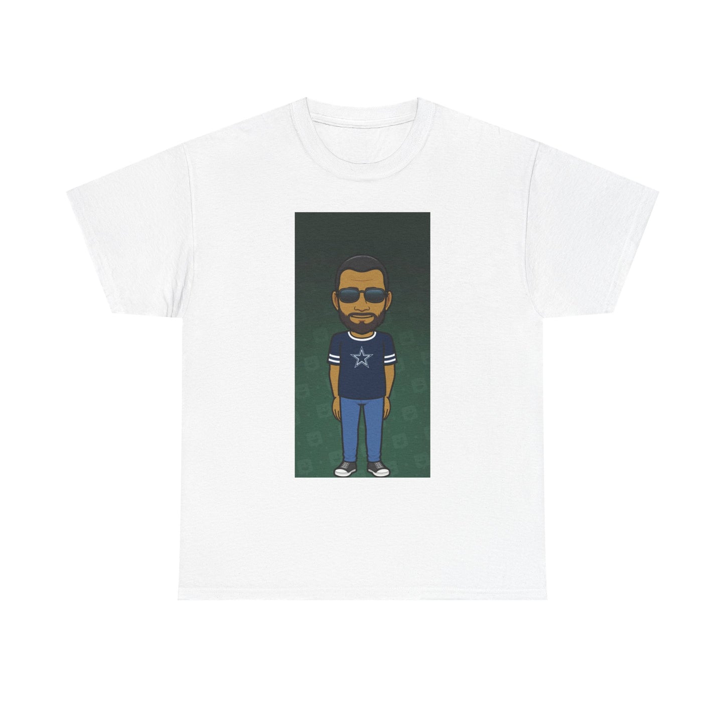 Cartoon Guy Graphic Tee — Personalized Avatar Shirt Printify