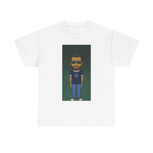 Cartoon Guy Graphic Tee — Personalized Avatar Shirt Printify
