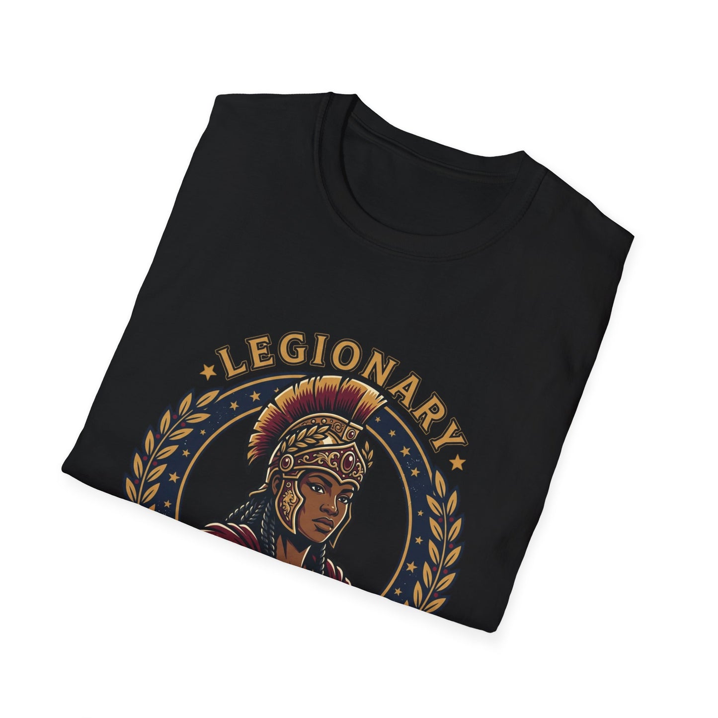 Legionary Black Queen T-Shirt — Empowering Afrocentric Warrior Tee