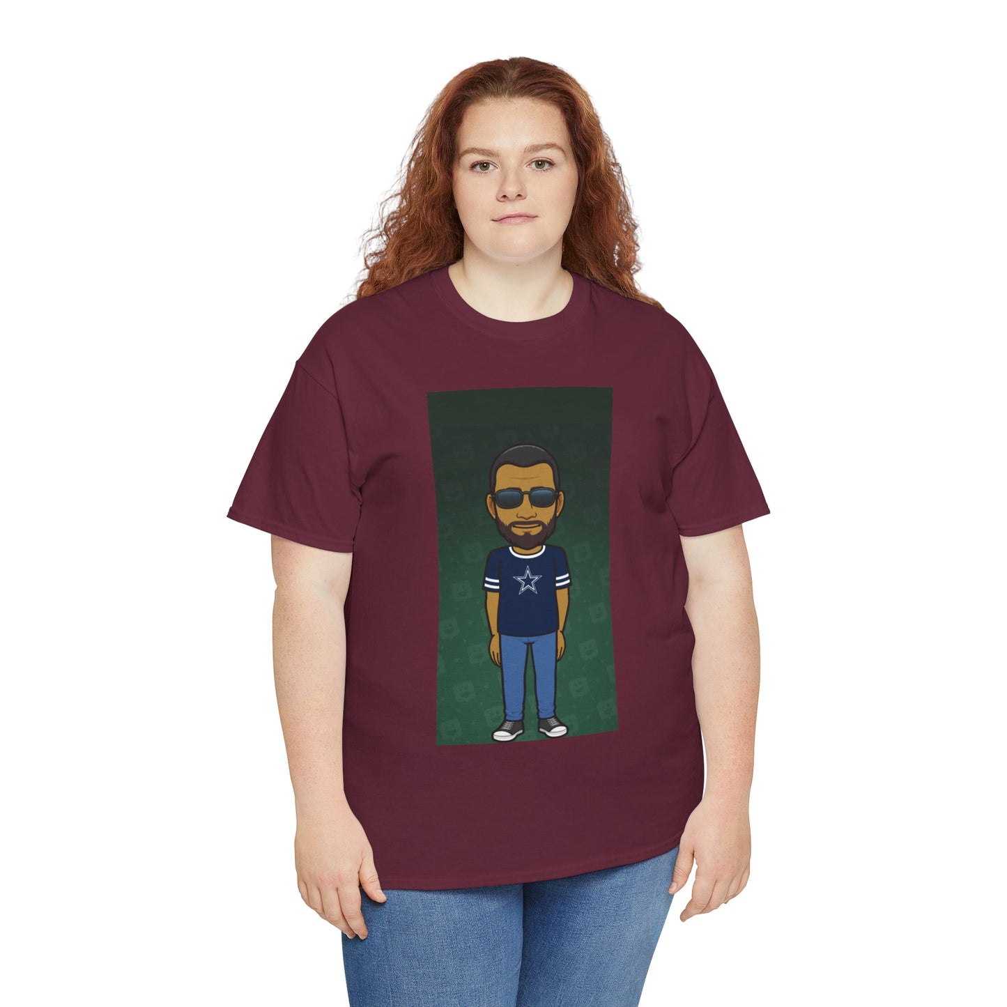 Cartoon Guy Graphic Tee — Personalized Avatar Shirt Printify