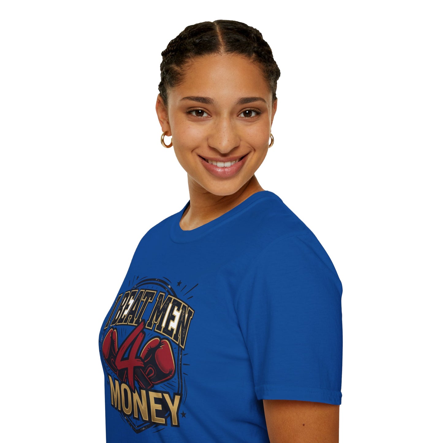 I Beat Men 4 Money Boxing T-Shirt Printify