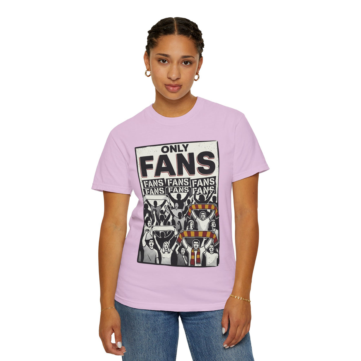 Only Fans Crowd Graphic T-Shirt — Vintage Sports Fan Tee