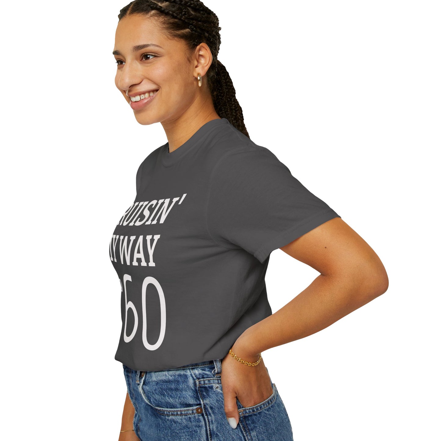 Cruisin' My Way Into 60 T-Shirt — 60th Birthday Tee