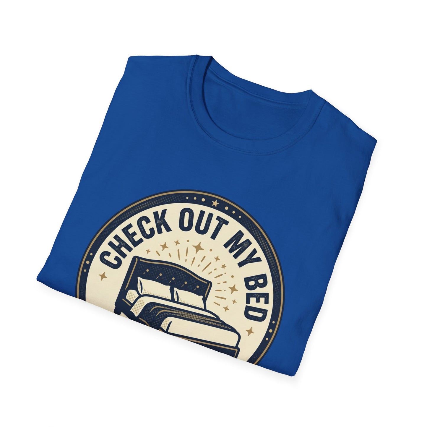 Check Out My Bed T-Shirt – “This Is Where The Magic Happens” Vintage Graphic Tee