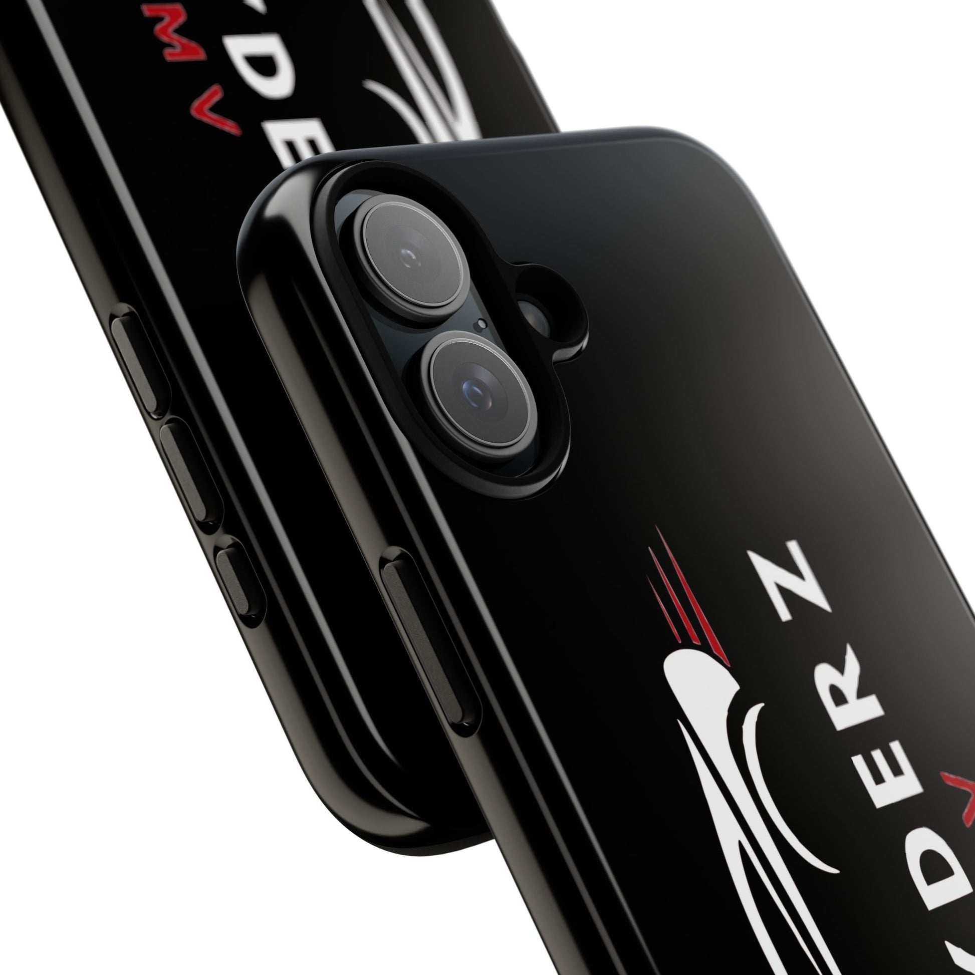 C-Ryderz DMV Black Slim Phone Case — Sporty Car Silhouette Protective Cover Printify