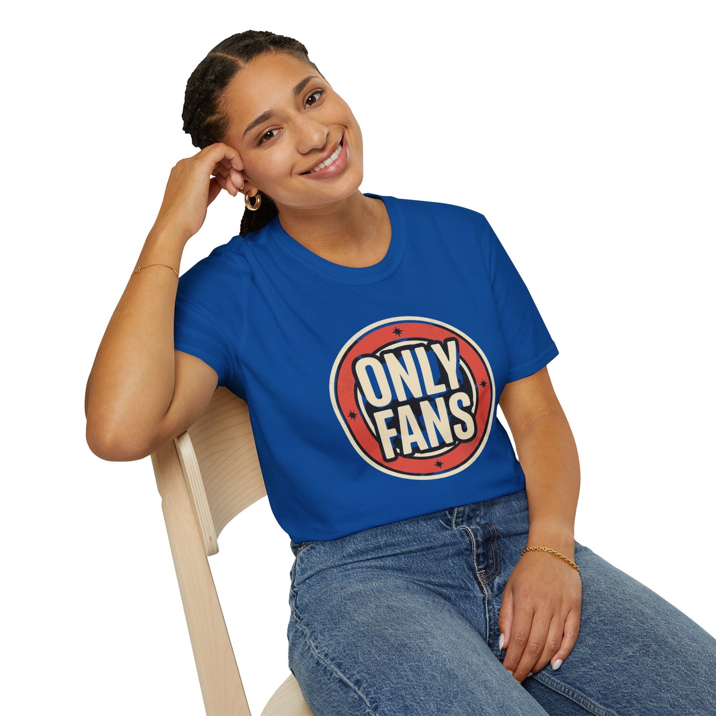 OnlyFans Logo Graphic T-Shirt — Retro Circle Design