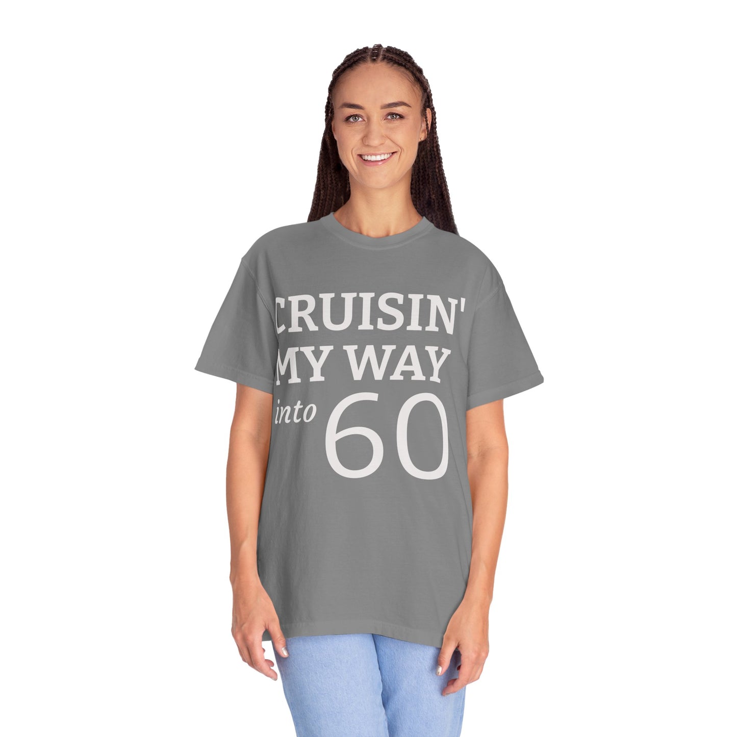 Cruisin' My Way Into 60 T-Shirt — 60th Birthday Tee