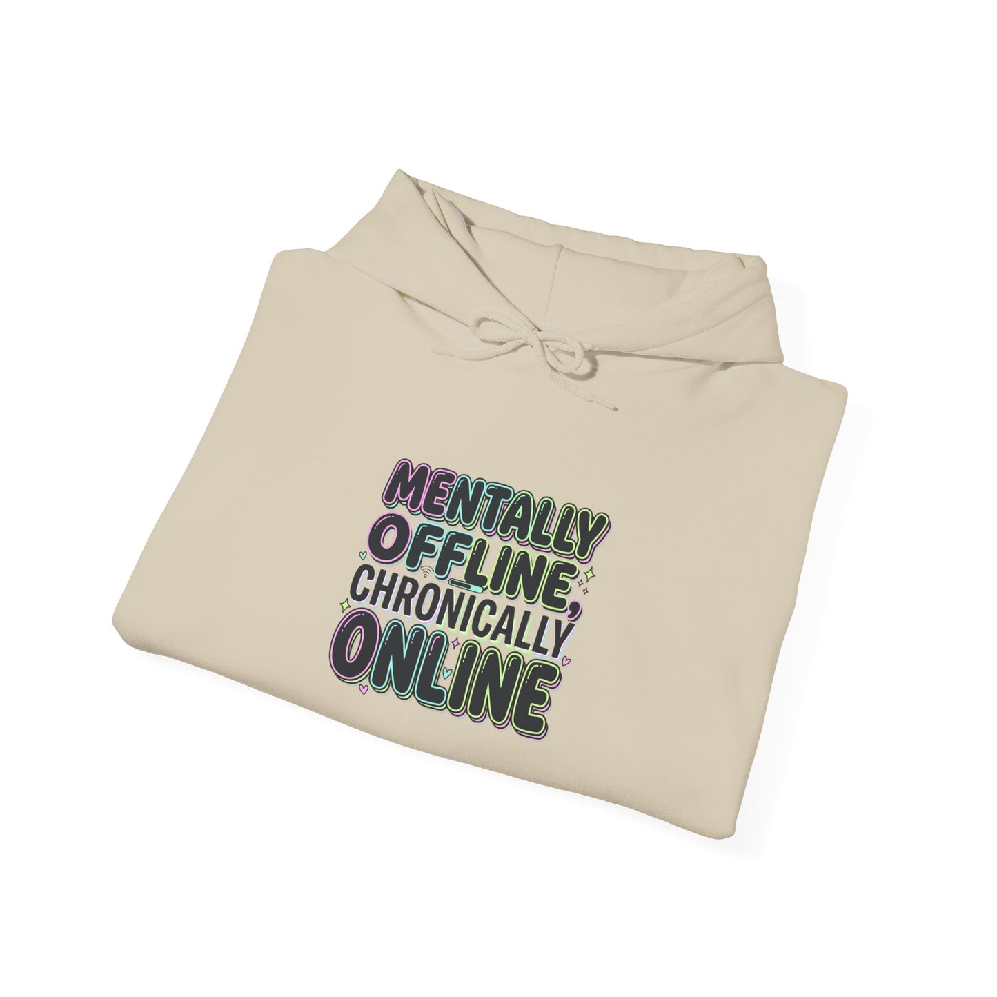 Mentally Offline Unisex Heavy Blend™ Hooded Sweatshirt