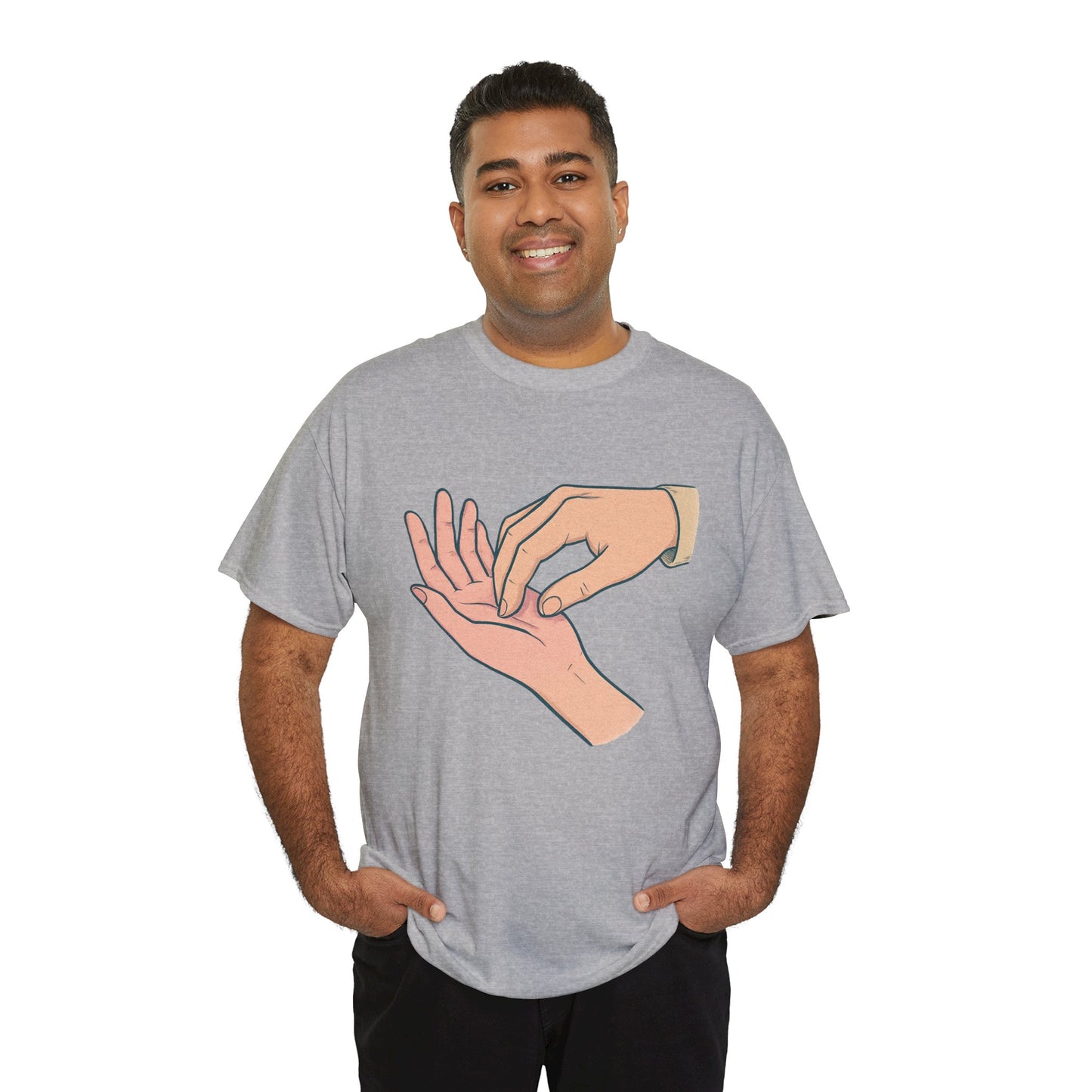 T-Shirt - Gentle Palm Reading Illustration Tee