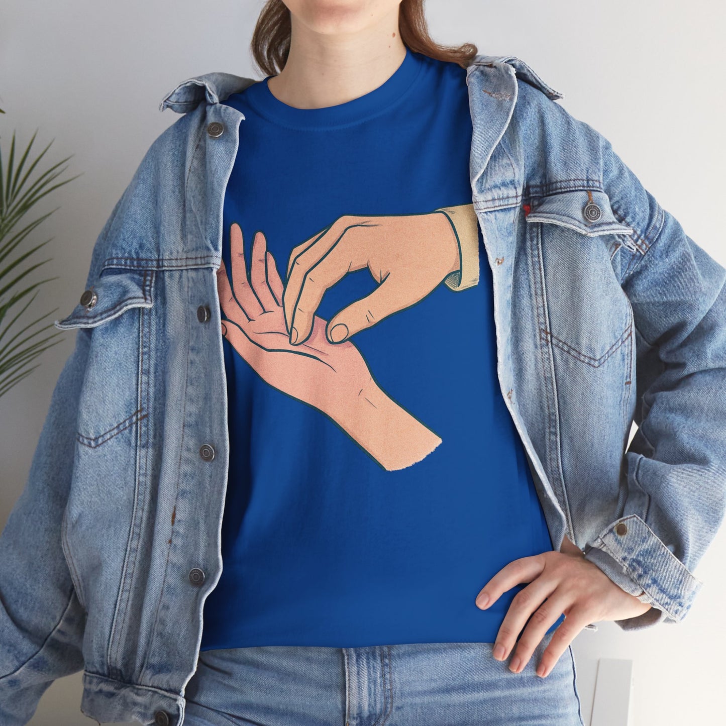 T-Shirt - Gentle Palm Reading Illustration Tee