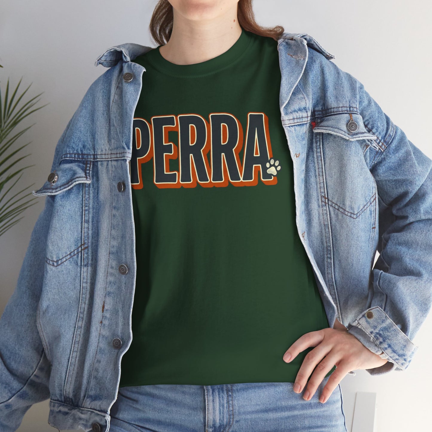 Perra Graphic Tee – Bold Retro Lettering T-Shirt