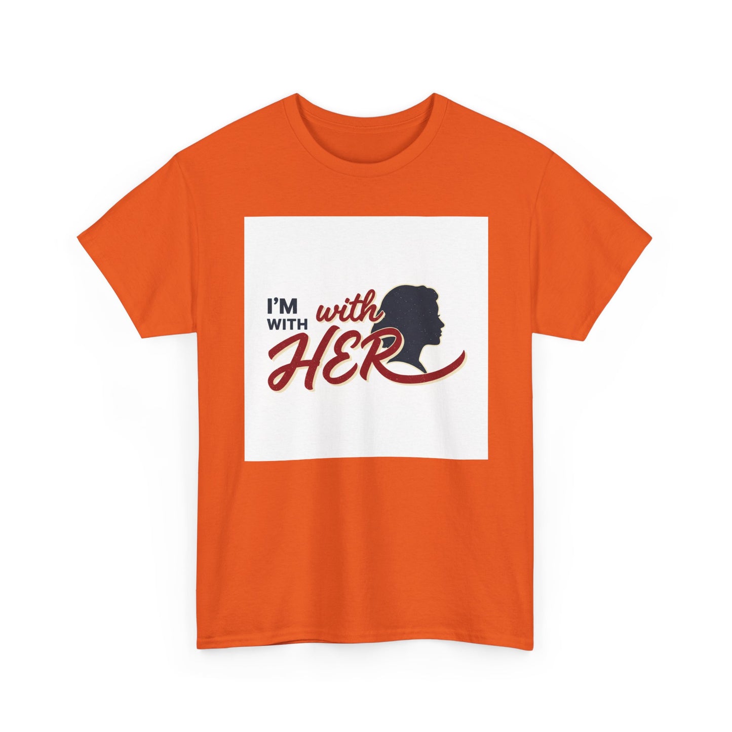 I'm With Her T-Shirt — Women's Rights / Feminist Silhouette Tee