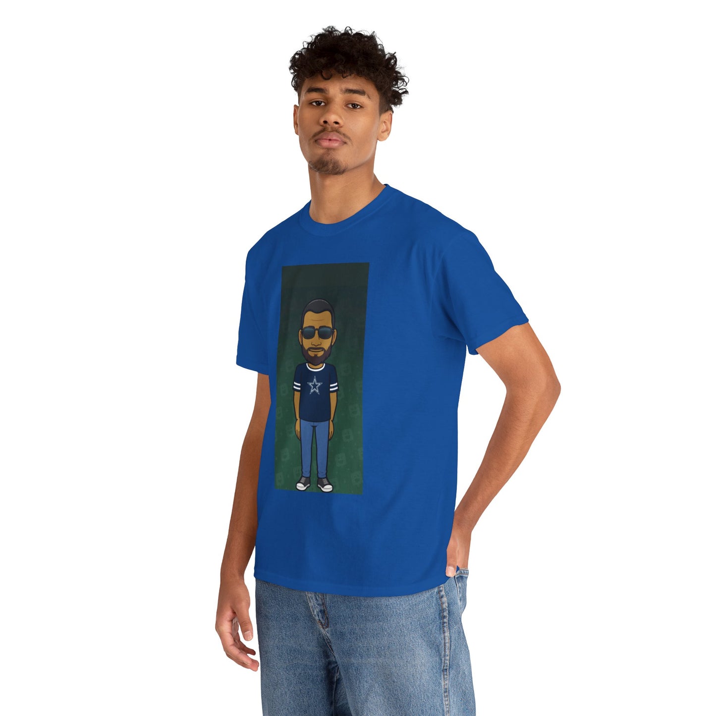 Cartoon Guy Graphic Tee — Personalized Avatar Shirt Printify
