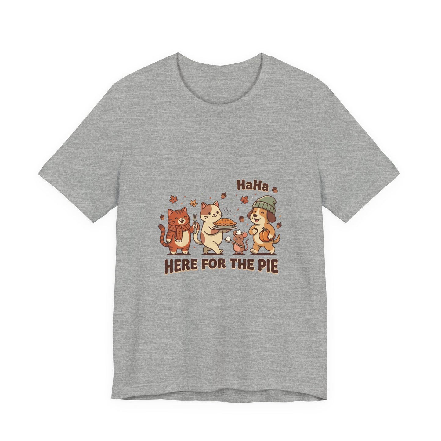 Here for the Pie Tee | Thanksgiving Turkey Pumpkin Pie Harvest