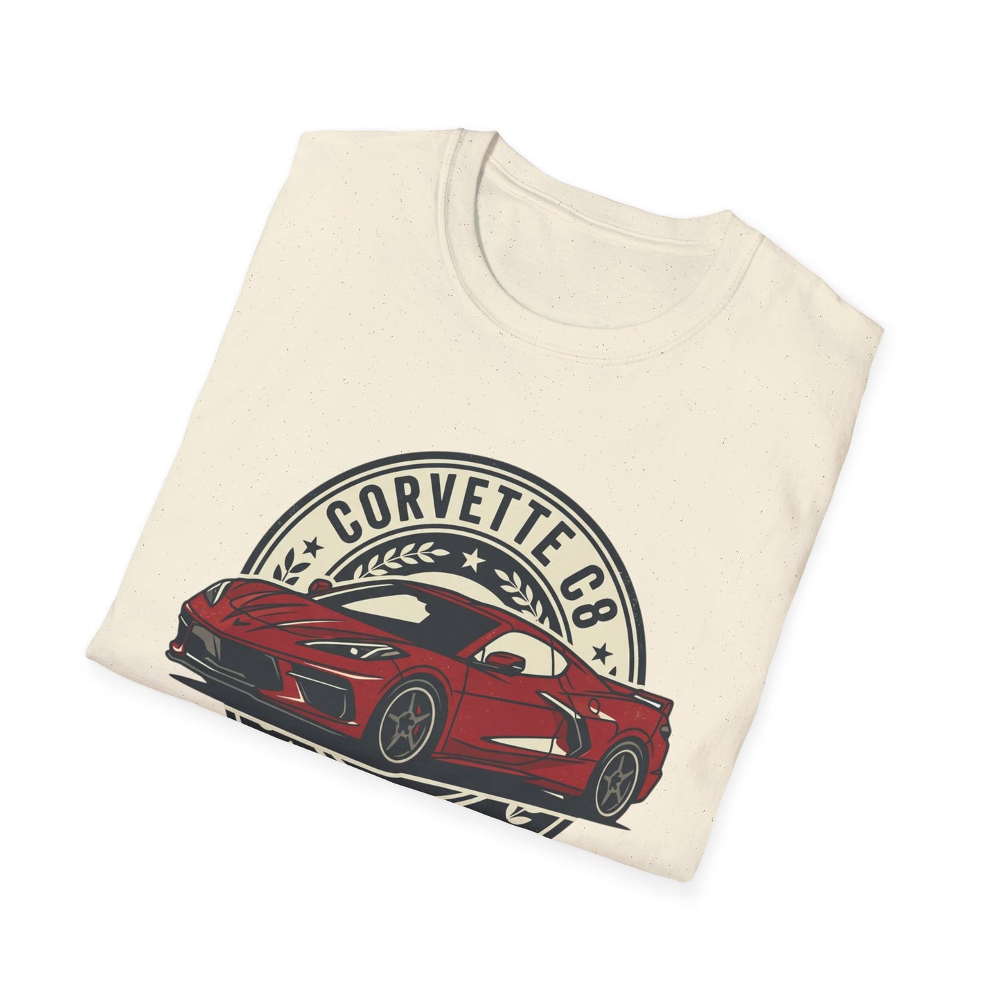 Corvette C8 Tee — Red Mid‑Engine Icon Car Shirt