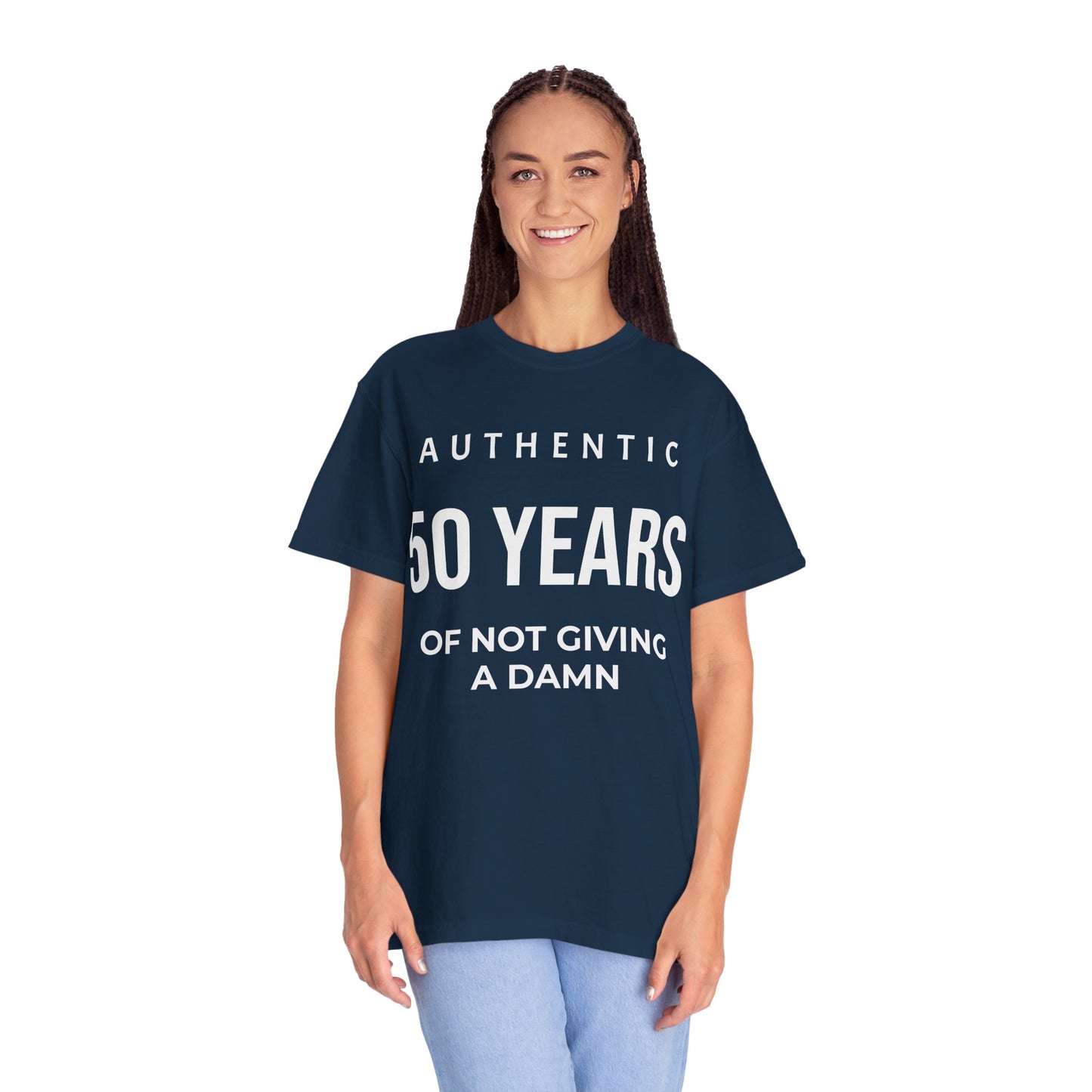 50 Years of Not Giving a Damn T-Shirt — Funny 50th Birthday Tee