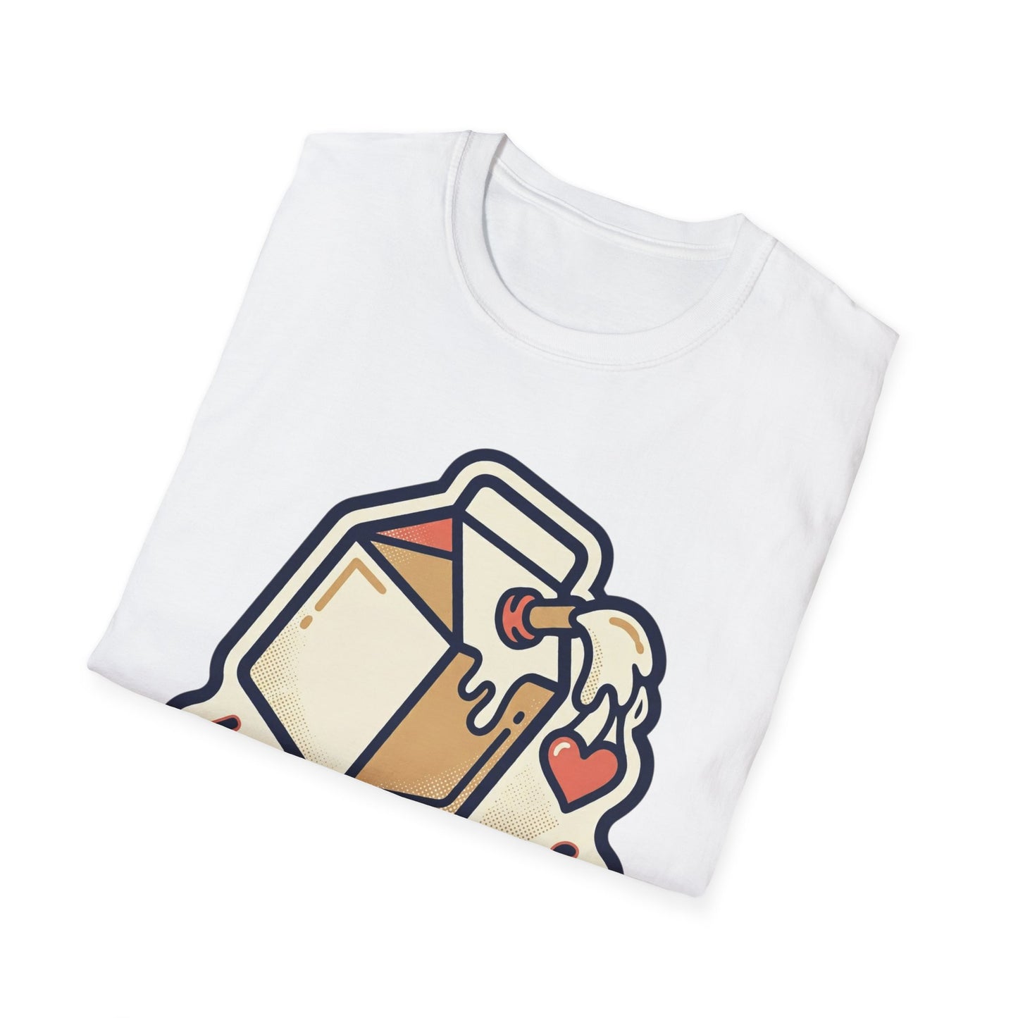 Cream Pie Cartoon T-Shirt — "I Like Creampies" Retro Milk Carton Graphic Tee