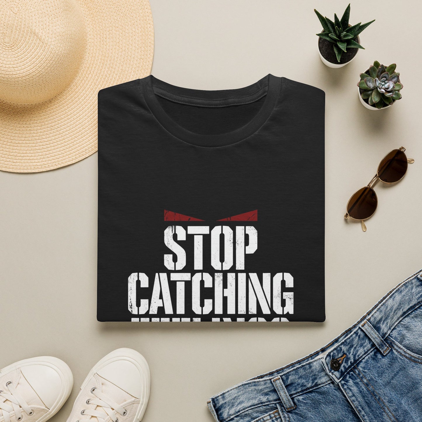 Stop Catching Feelings T-Shirt — Funny Heartbreak Graphic Tee