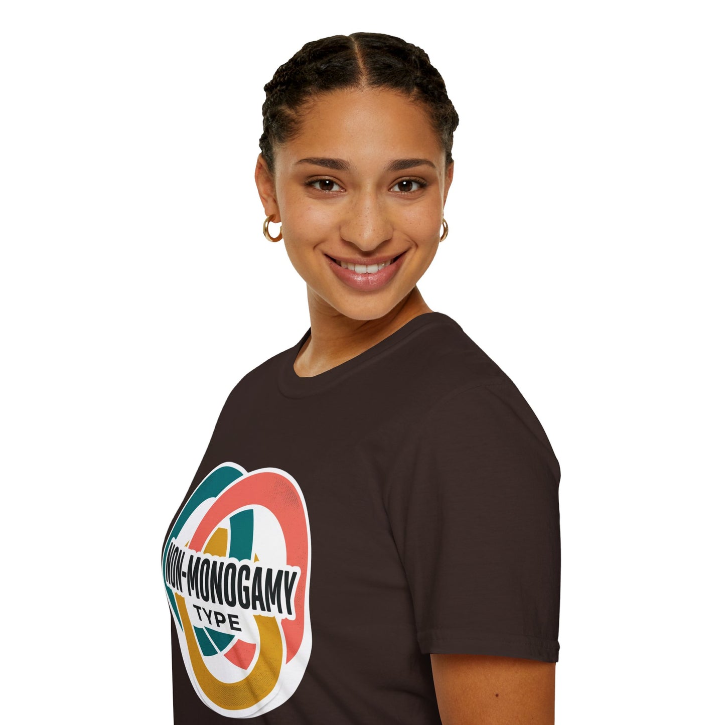 Non-Monogamy Type T-Shirt — Retro Polyamory Pride Tee Printify