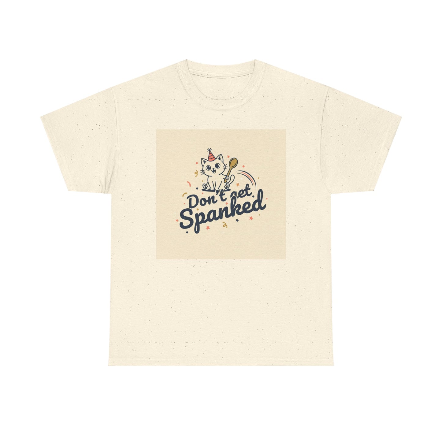 Don’t Get Spanked Cat Tee — Cute Retro Kitten Graphic T-Shirt Printify